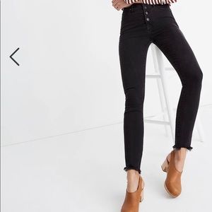 Madewell 9” High Rise Skinny - Black